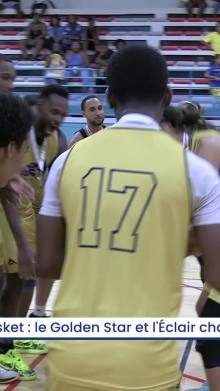 Basket : le Golden Star et l'Éclair champions de Martinique