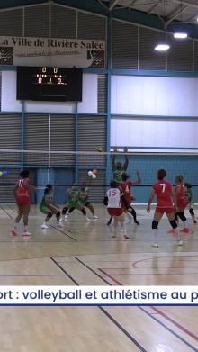 Sport : volleyball et athlétisme au programme