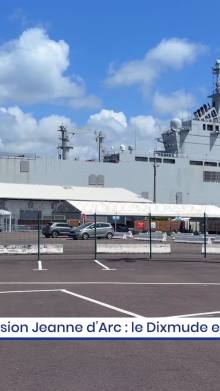 Mission Jeanne d’Arc : le Dixmude en escale en Martinique