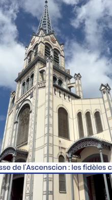 Messe de l'Ascenscion : les fidèles conquis par le message du jours
