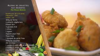 Accras de crevettes aux aromates