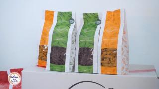 Pâtes de banane plantains sauce giromon roti