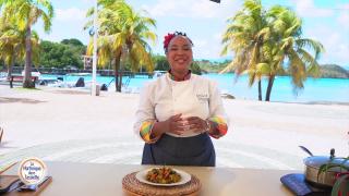 27 — Légumes pays sautés aux épinards et colombo