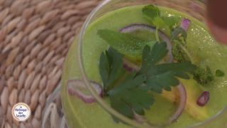 22 — Gaspacho vert à la menthe