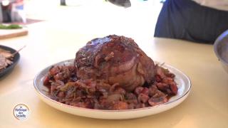 26 — Épaule d'agneau aux champignons