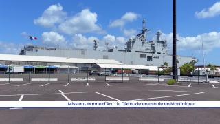Mission Jeanne d’Arc : le Dixmude en escale en Martinique