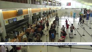 Aéroport Aimé Césaire : forte perturbation après une alerte au bagage suspect
